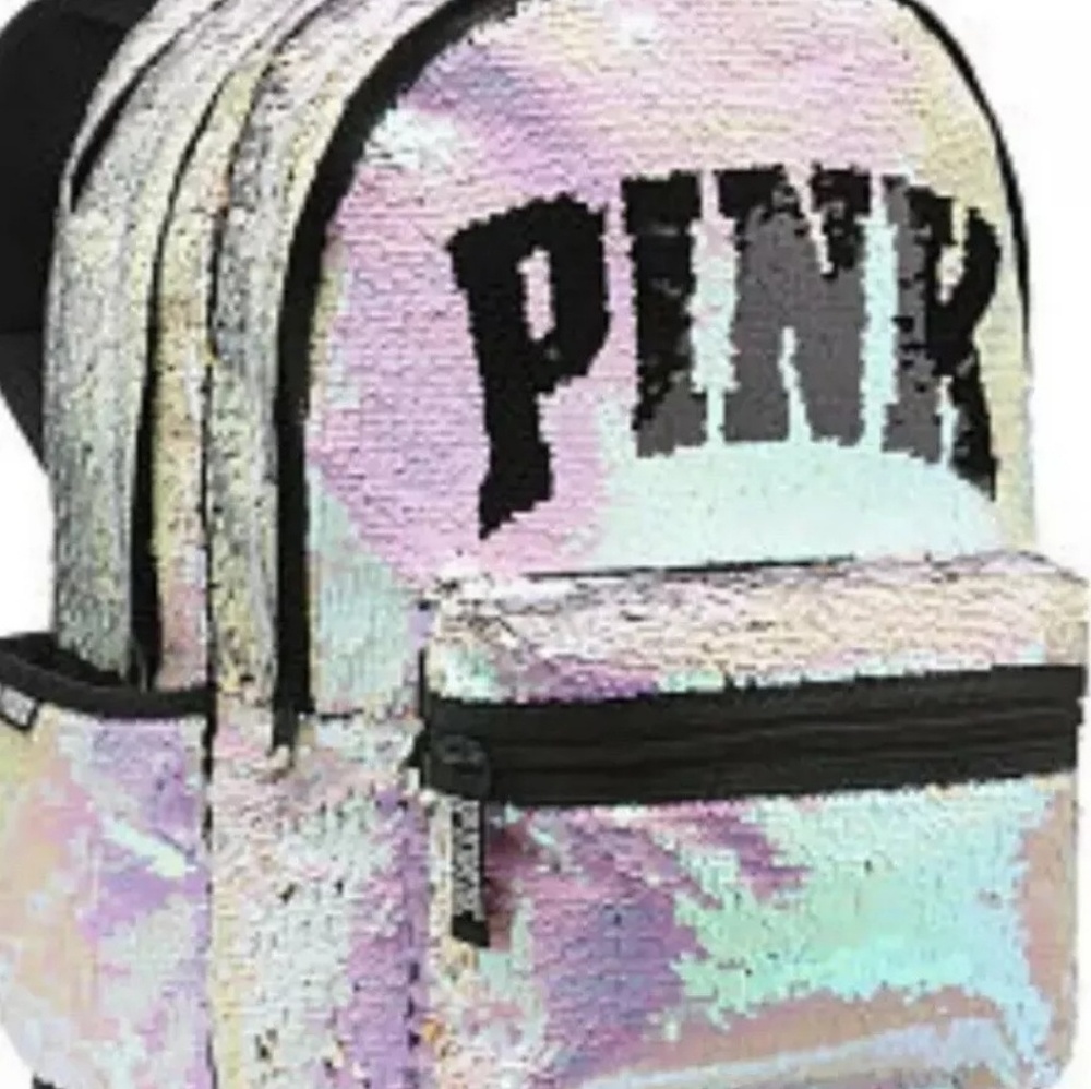 Victoria Secret PINK Sequin Campus Backpack (Nwot)